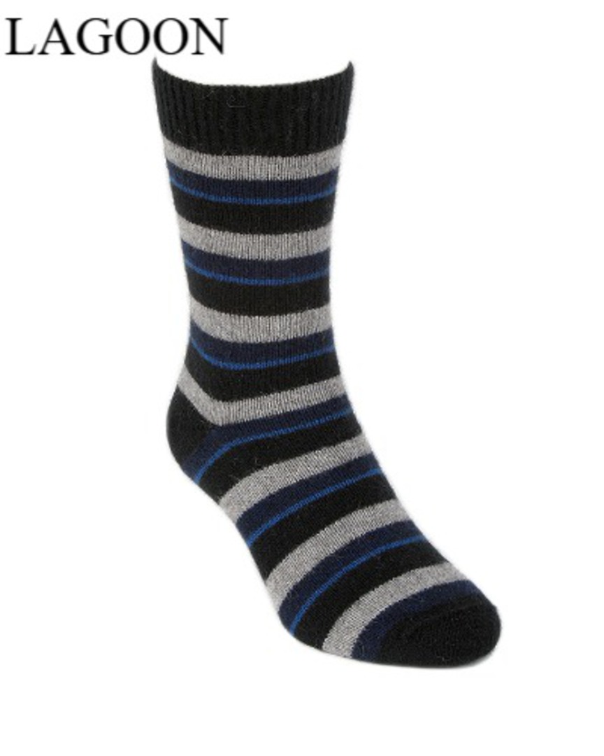 Merino Possum Accent Stripe Sock image 0
